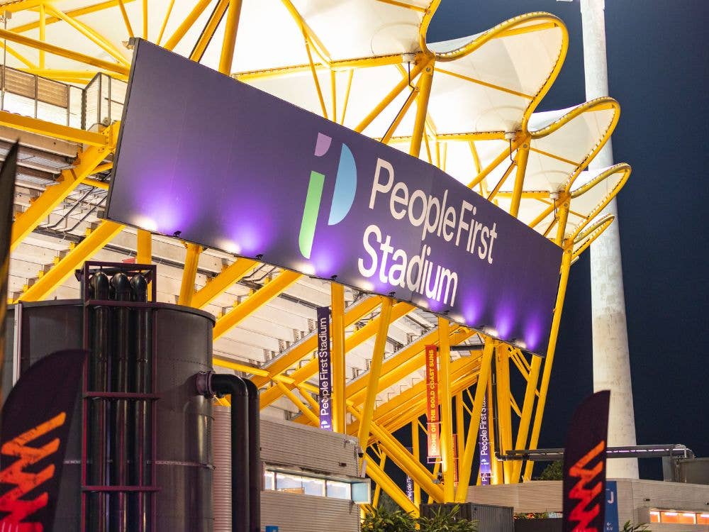 People First Stadium Branding Exterior